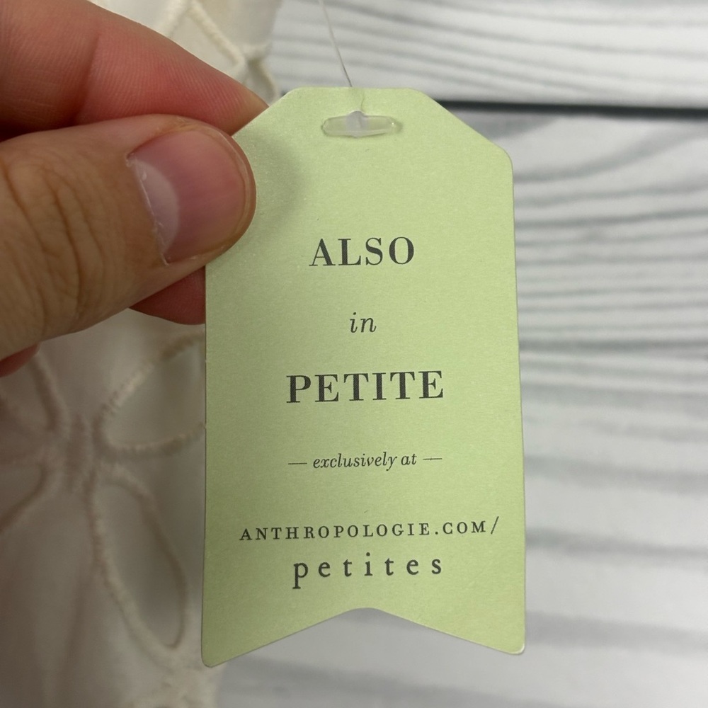 Moulinette Soeurs Anthropologie Seapane Dress Size 8 NWT Plaid Organza - Picture 6 of 13